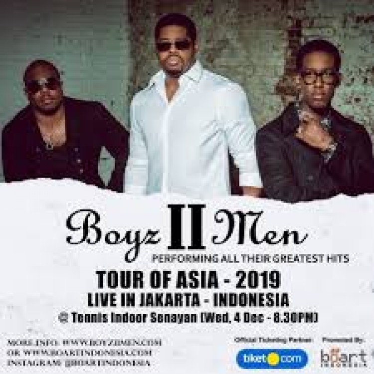 Boyz II Men, Hadir Kembali ke Indonesia “Live In Jakarta – Tour Of Asia 2019”