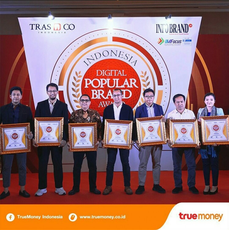 Indonesia Digital Popular Brand Award 2019 Diraih TrueMoney Indonesia