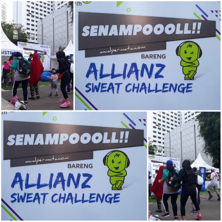 Senampoool Bareng Allianz Sweat Challenge