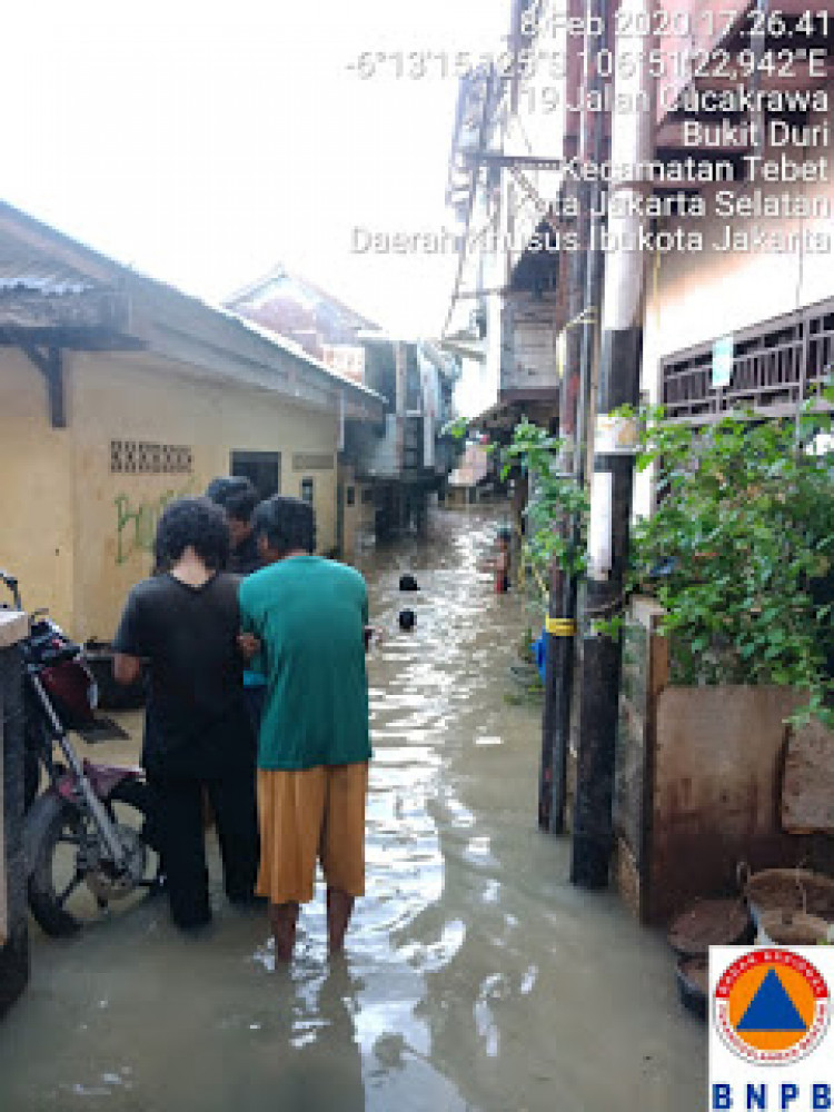 Hujan Lebat Sebabkan 23 Kecamatan DKI Jakarta Terdampak Banjir 
